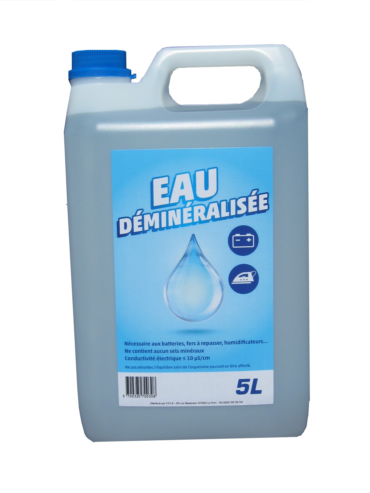 Eau déminéralisée entreprise européenne de chimie appliquée